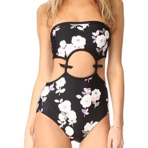 NWOT Kate Spade one piece peek a boo swimsuit